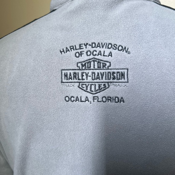 Harley Davidson fleece zip up Large excellent condition - Picture 2 of 6
